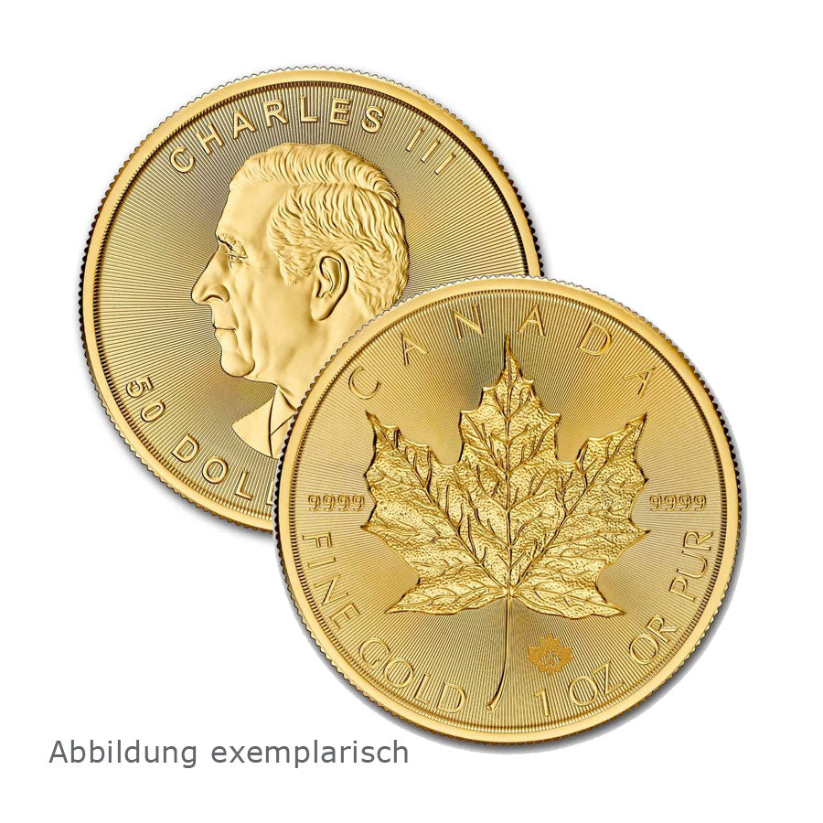 1 Unze Gold Maple Leaf