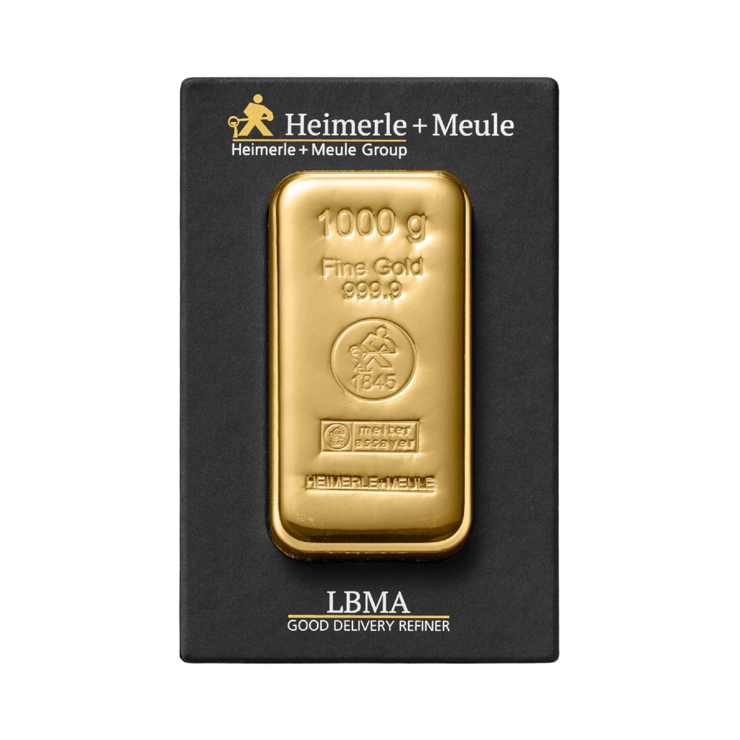 Gegossener Goldbarren 1000g - Heimerle + Meule