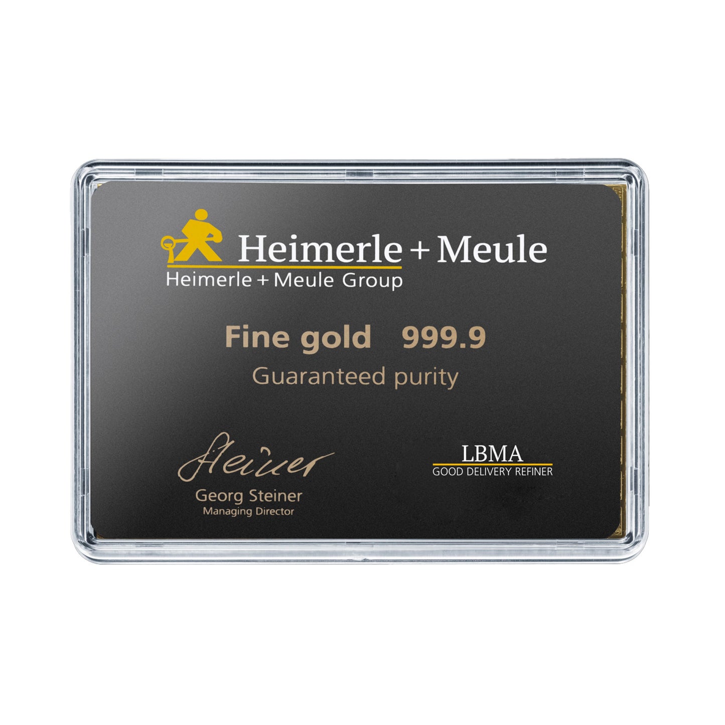 Gold Tafelbarren CombiBar™ 100x1g - Heimerle + Meule