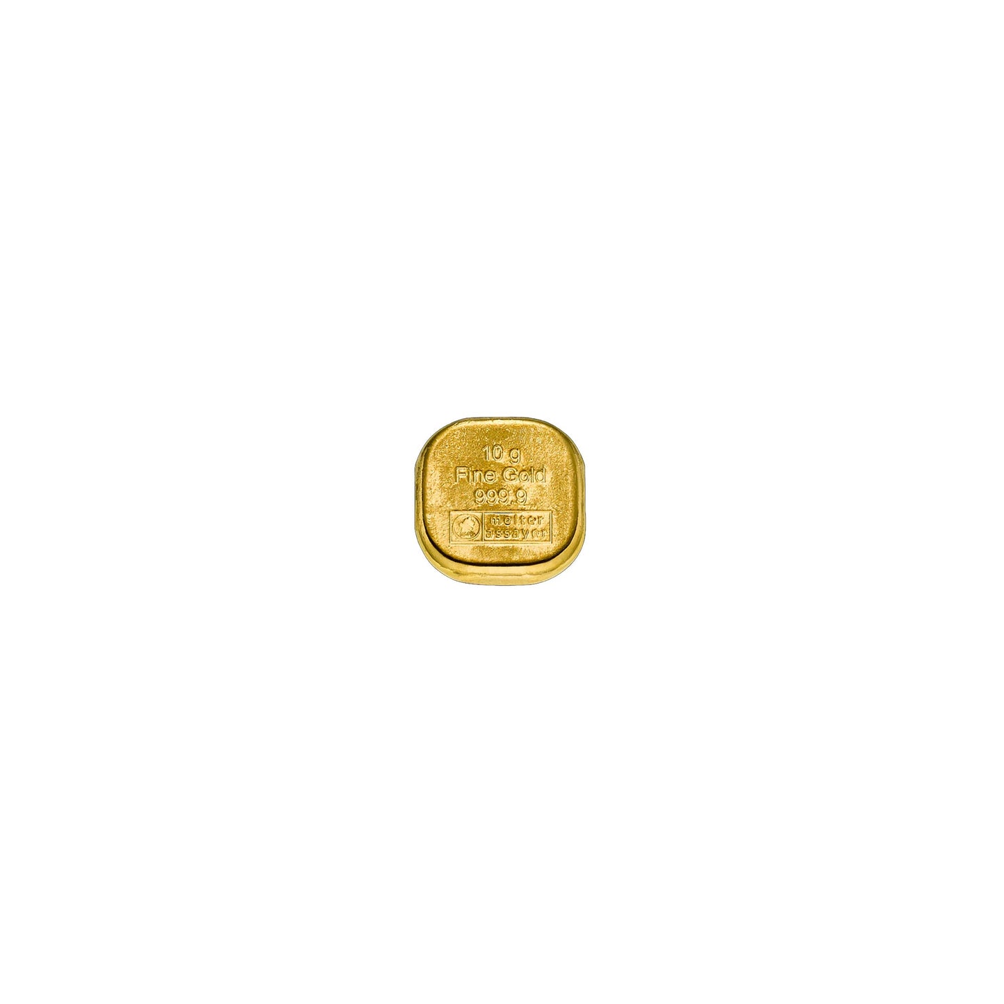 Gegossener Goldbarren 10g - Heimerle + Meule