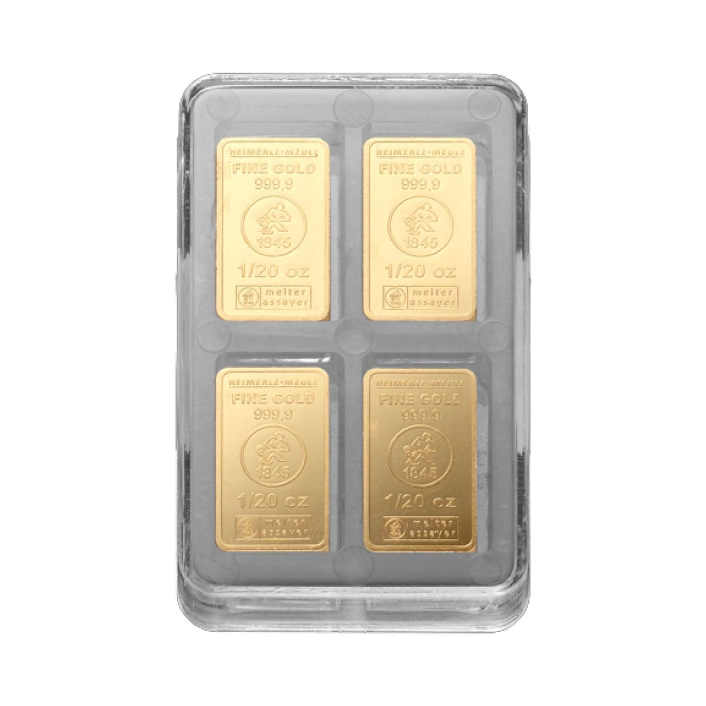 Gold Tafeln UnityBox™ 1oz (20x1/20oz) - Heimerle + Meule