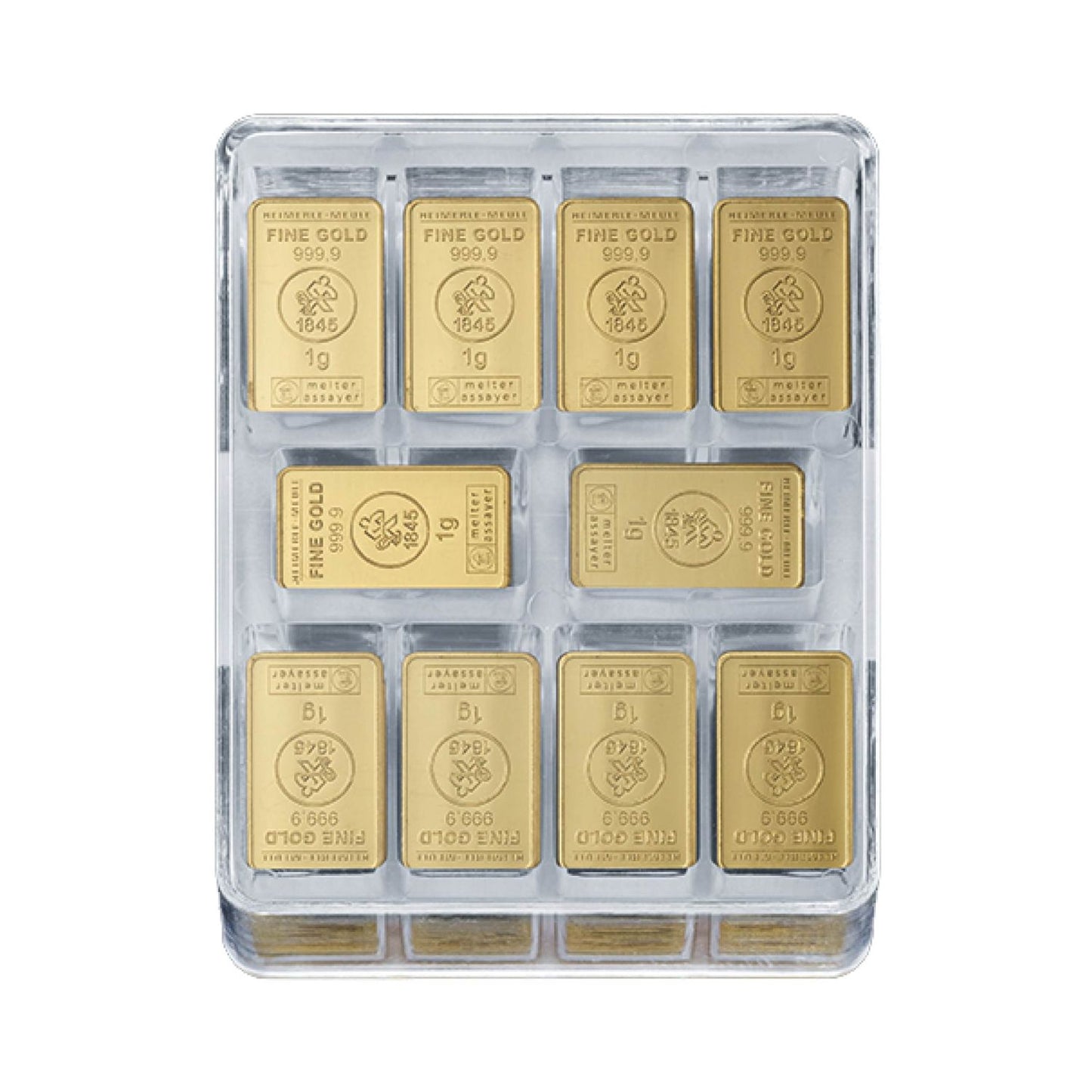 Gold Tafeln UnityBox™ 250x1g Large - Heimerle + Meule