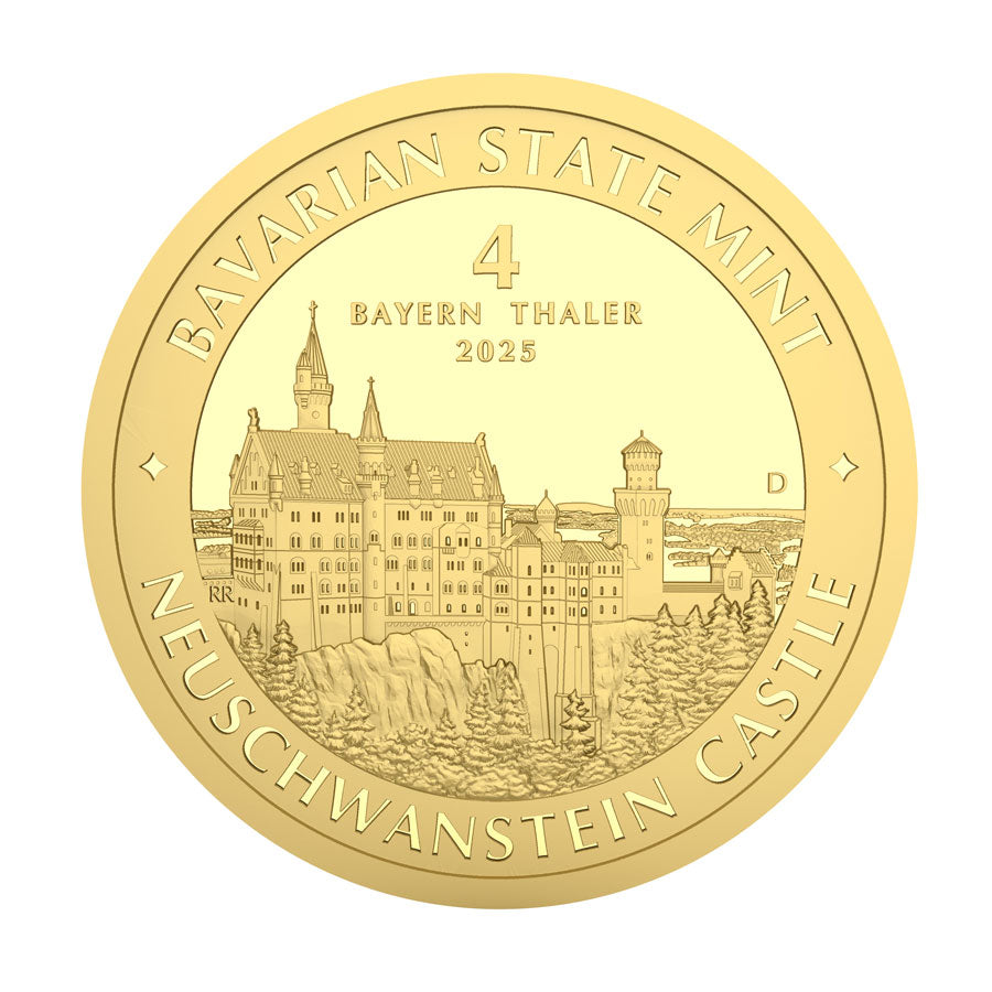 4 Bayern Thaler – 1/25 Feinunze Gold (2025)