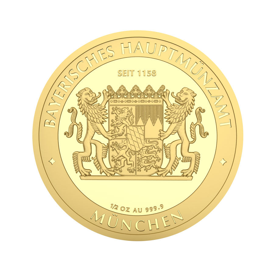 50 Bayern Thaler Goldmünze 2025 – 1/2 oz
