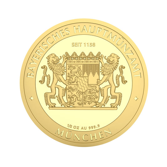 50 Bayern Thaler Goldmünze 2025 – 1/2 oz