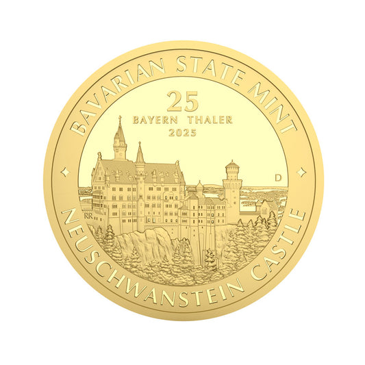 25 Bayern Thaler Goldmünze 2025 – 1/4 oz Feingold (999,9)