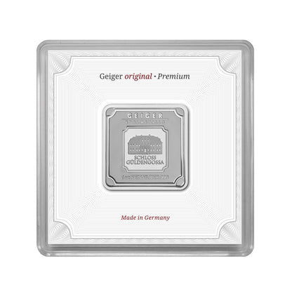 Geprägter Silberbarren 1 oz – Geiger Original (.999)