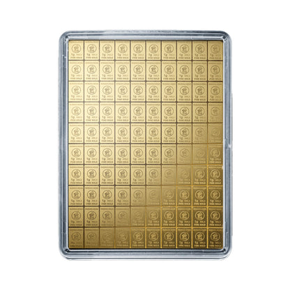 Gold Tafelbarren CombiBar™ 100x1g - Heimerle + Meule