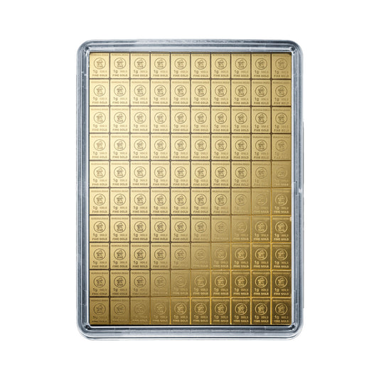 Gold Tafelbarren CombiBar™ 100x1g - Heimerle + Meule