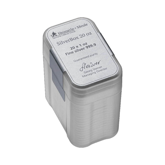 Silber Tafeln SilverBox™ 20x1oz - Heimerle + Meule