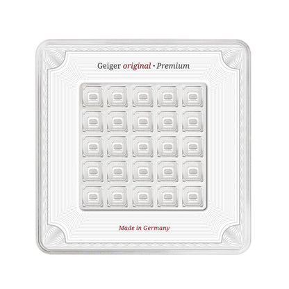 Silberbarren Multicard 25 × 1 g – Geiger Original (.999)