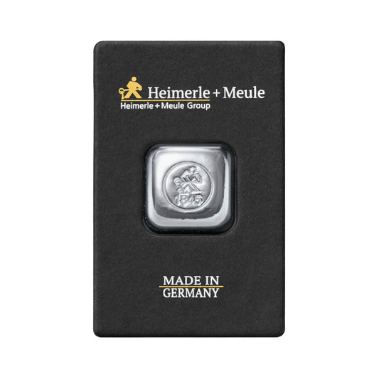 Gegossener Silberbarren 1oz - Heimerle + Meule