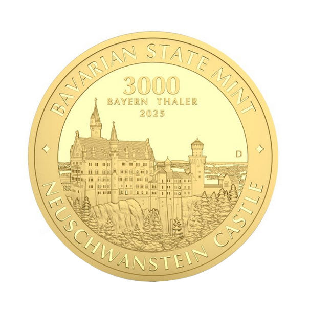3000 Bayern Thaler Goldmünze 2025 – 1 kg