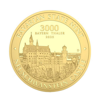 3000 Bayern Thaler Goldmünze 2025 – 1 kg