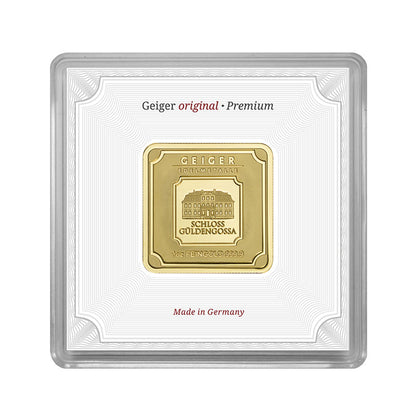Geprägter Goldbarren 1 oz (31,1 g) – Geiger Original (.9999)
