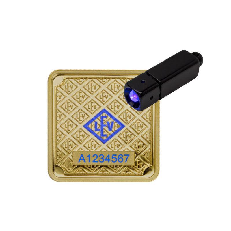 Geprägter Goldbarren 5 g – Geiger Original (.9999)