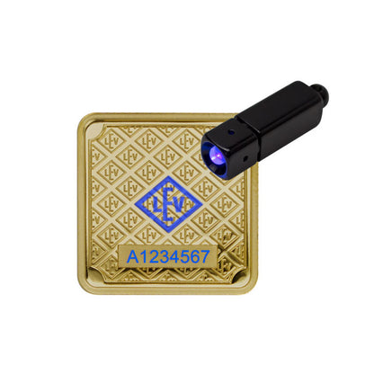 Geprägter Goldbarren 20 g – Geiger Original (.9999)