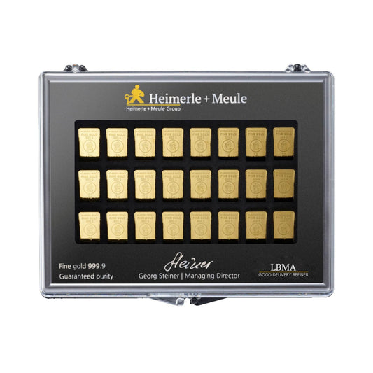 Gold Tafeln UnityBar™ Collection 50x1g - Heimerle + Meule