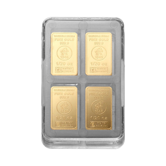 Gold Tafeln UnityBox™ 1oz (20x1/20oz) - Heimerle + Meule