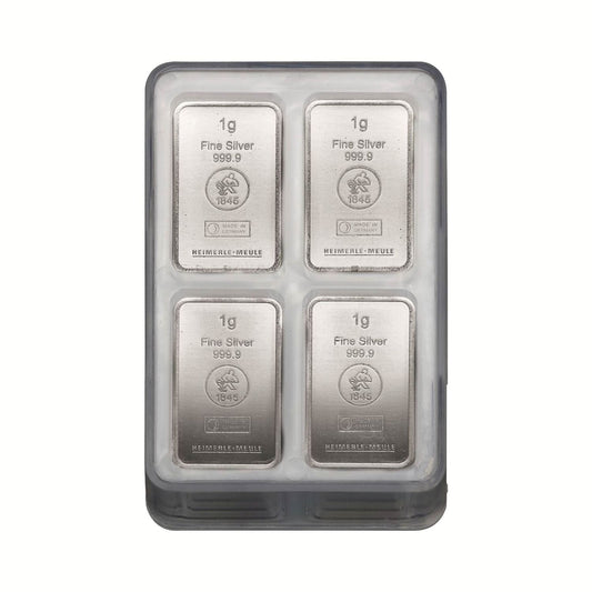 Silber Tafeln UnityBox™ 100x1g - Heimerle + Meule