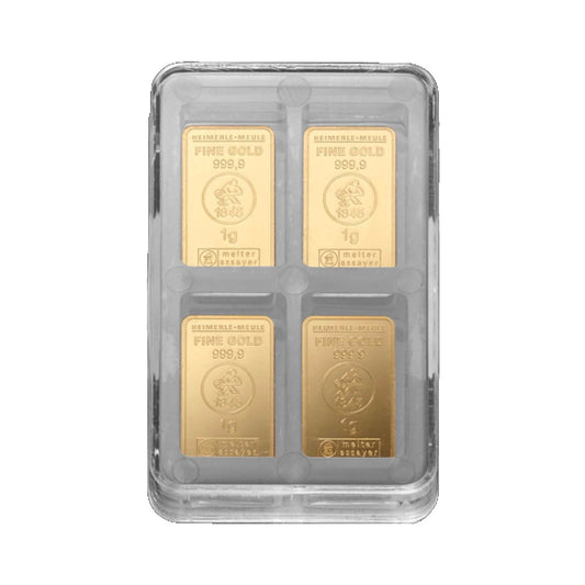 Gold Tafeln UnityBox™ 32x1g XXS - Heimerle + Meule