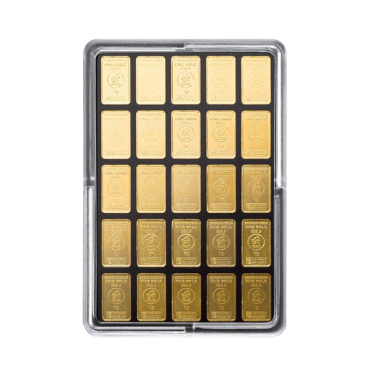 Gold Tafeln UnityBar™ 25x1g - Heimerle + Meule